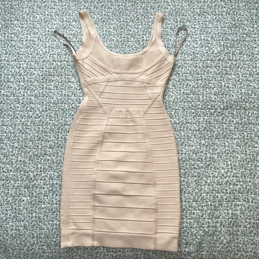 Herve leger body on dress
